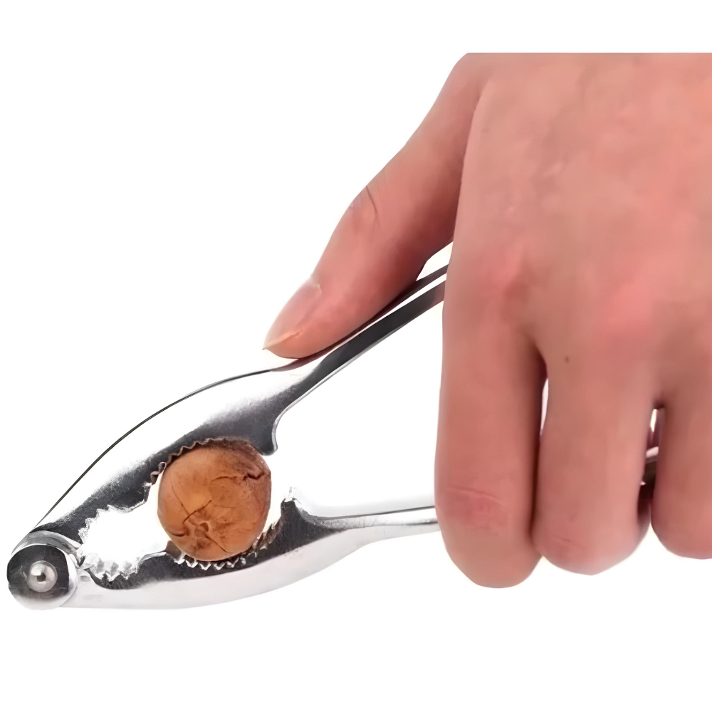 Quebra Nozes Castanhas Inox Multiuso Descascador Para Frutos Do Mar Multiuso