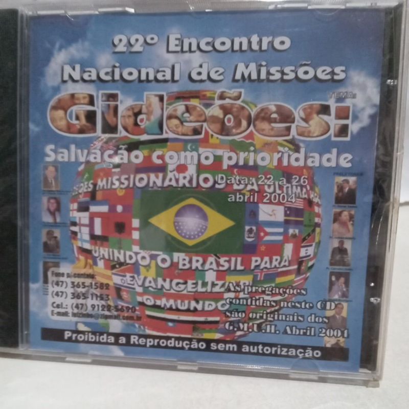 CD 22 ENCONTRO NACIONAL DE MISSÕES -2.004