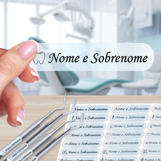 Etiqueta Instrumental Autoclavavel Transparente Vários Cursos e Profissões 45 unid em Oferta na Shopee