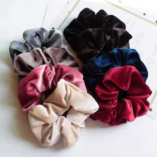 kit 24 Scrunchies de Veludo elástico de cabelo - Cores Sortidas em Oferta na Shopee