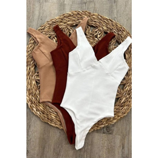 Body Zara Regata Gola V de Anarruga em Oferta na Shopee