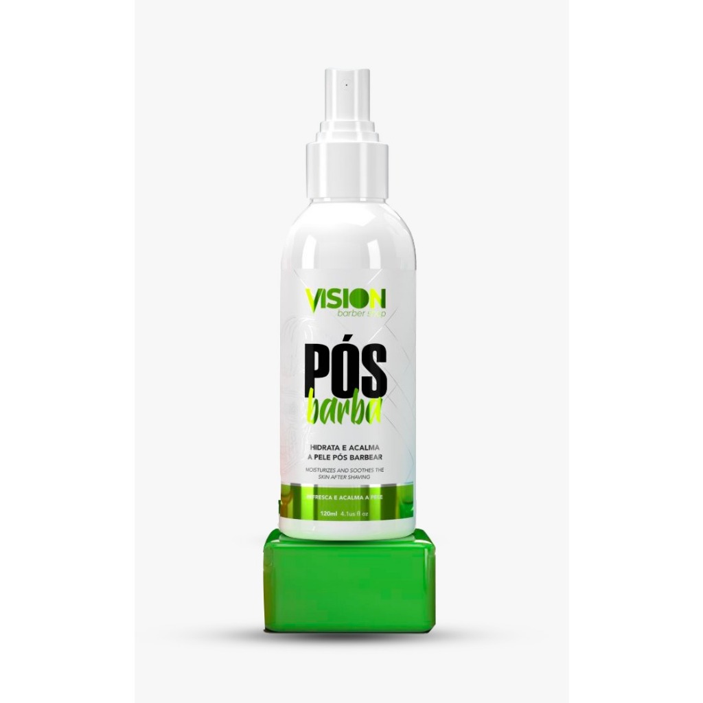 Pós Barba Líquido Vision Barber Shop 120ml Refrescante - Unidade