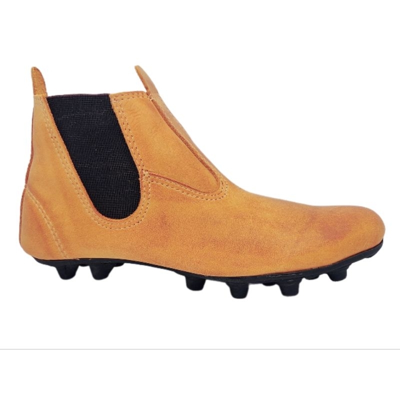 Bota Botina Cravos Chuteira Serviço Trabalho Couro Legítimo em Oferta na Shopee