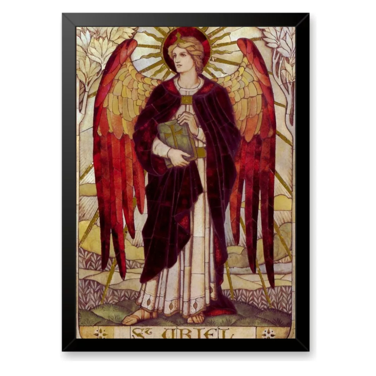 Quadro Placas Decorativas Poster Arcanjos Personalizados Poster st uriel