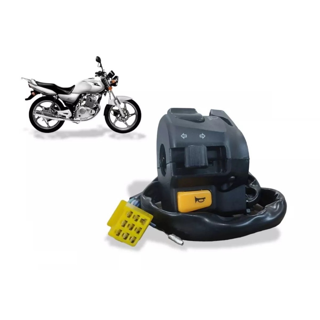 Punho Botão Luz Seta Buzina Suzuki Yes 125 2008 Até 2012