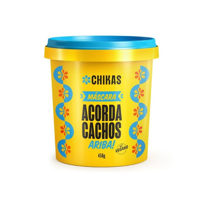 Mascara de Hidratação e Nutrição para Cacheados e Crespos Acorda Cachos 450g Chikas Cosmeticos Low Poo em Oferta na Shopee