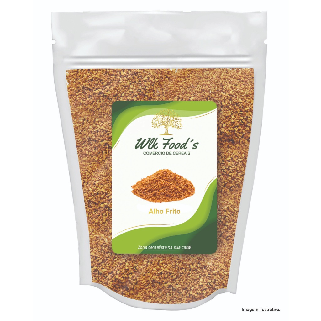 ALHO GRANULADO FRITO - 1KG - 500G em Oferta na Shopee