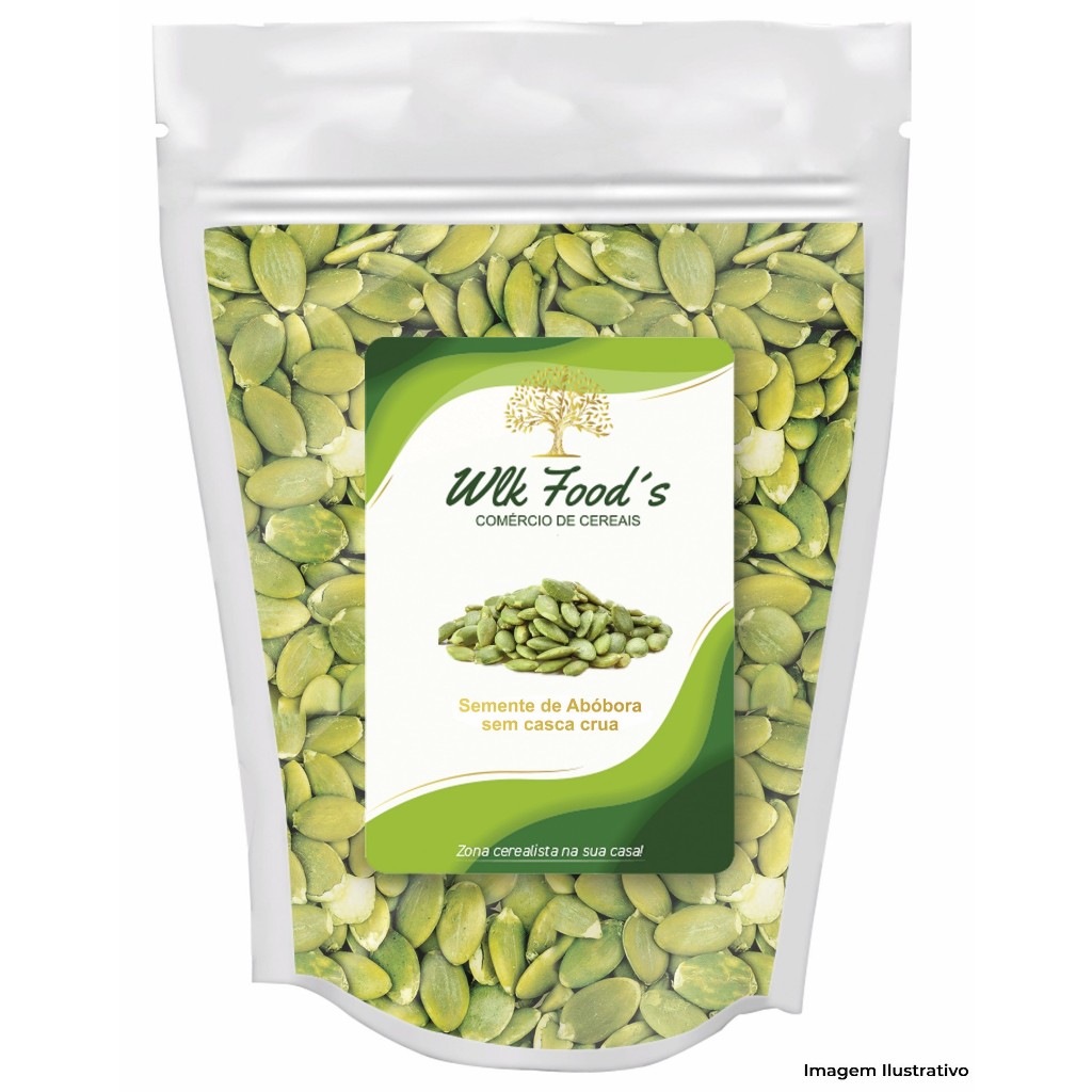 SEMENTE DE ABÓBORA CRUA PREMIUM - 1KG - 500G em Oferta na Shopee
