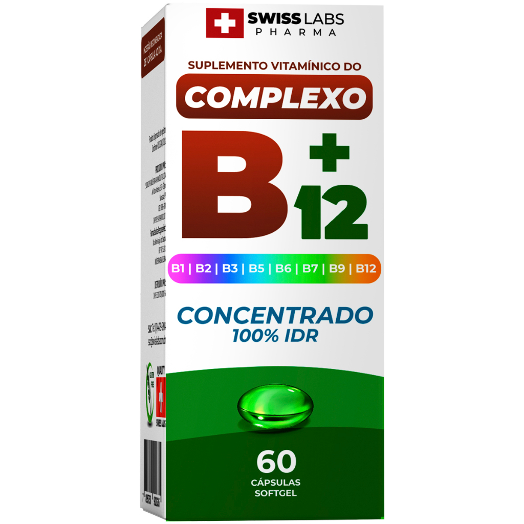 Complexo B12 Vitamina Complexo B Swiss Labs Produto Original