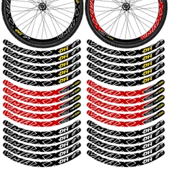 Kit 12 Adesivos Vmaxx Roda Bike Vzan Dh Freio a Disco Bicicleta Ciclismo Aro 26 Aro 29