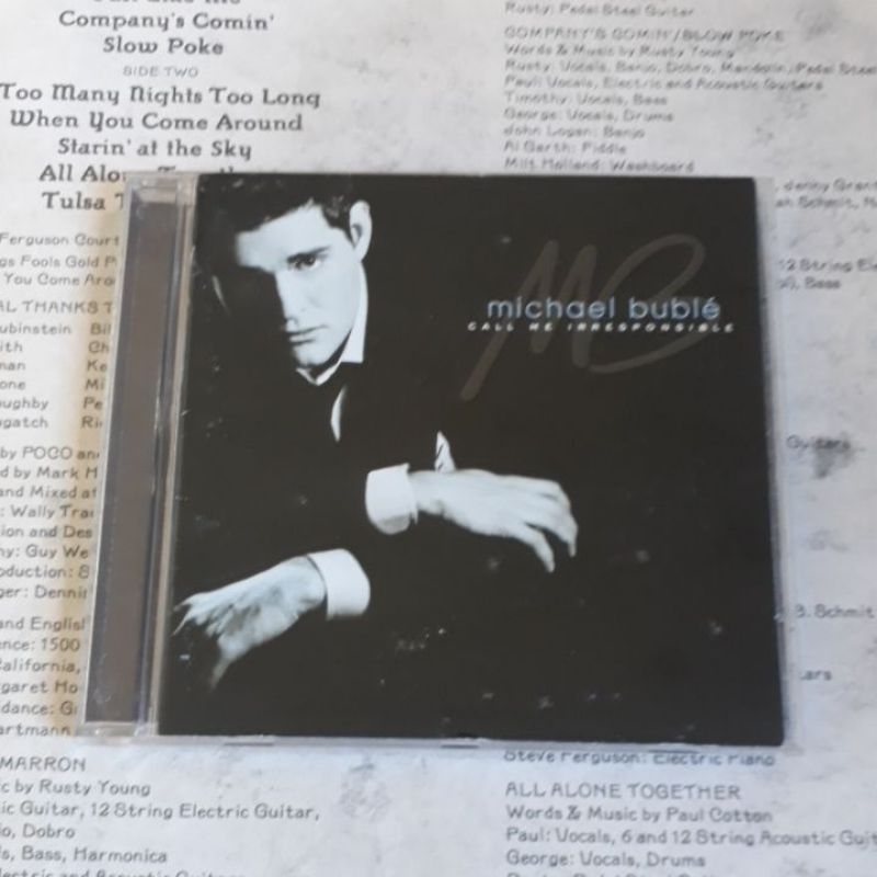 CD Michael Bublé - Call Me Irresponsible 2007 Reprise Records Ed Br 13 músicas part Ivan Lins Boyz ll Men / Bing Crosby Frank Sinatra Elvis Dean Martin Tony Bennett