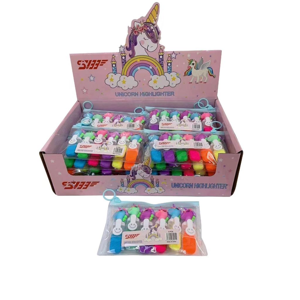 Kit Com 6 peças Marca Texto em Oferta na Shopee