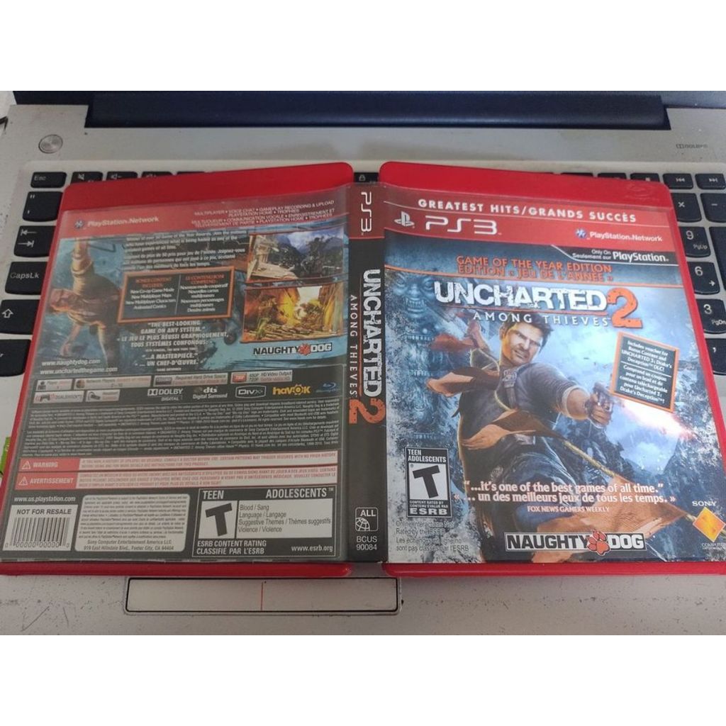 Uncharted 2 Among Thieves - Jogo Completo para Ps3