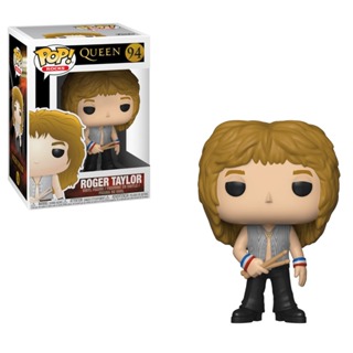 FUNKO POP ROCKS QUEEN - ROGER TAYLOR 94 NOVO ORIGINAL em Oferta na Shopee