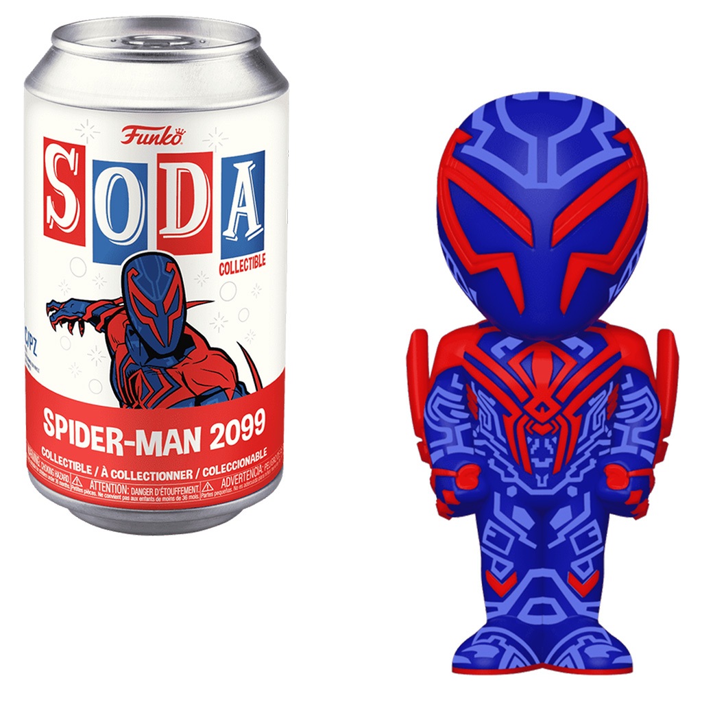 FUNKO VINYL SODA MARVEL SPIDER-MAN: ACROSS THE SPIDER-VERSE - SPIDER-MAN 2099 (73428)  NOVO ORIGINAL