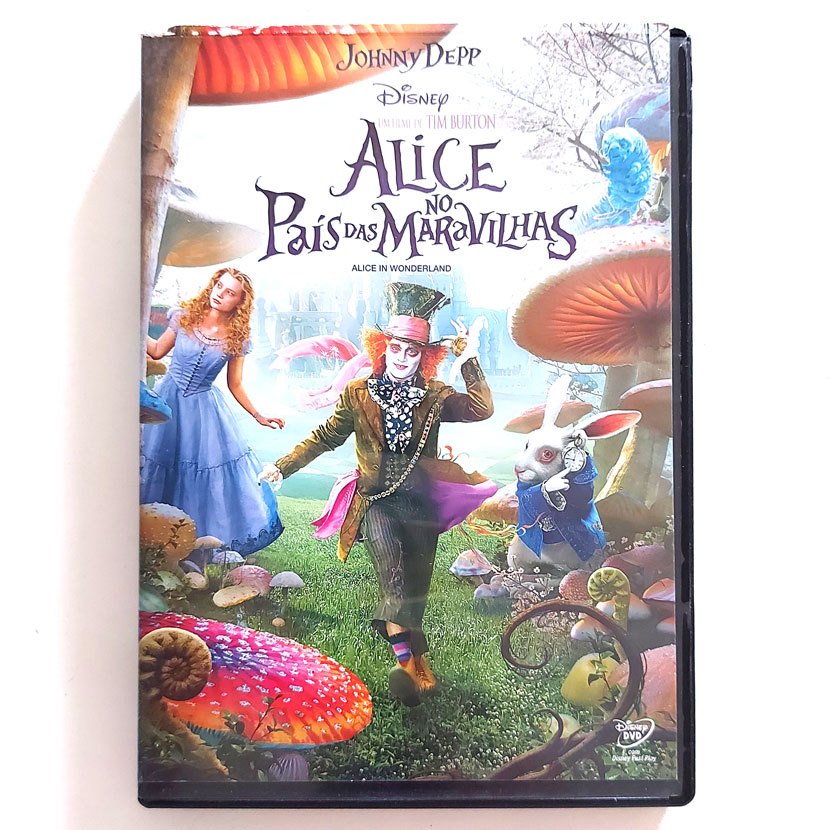 Dvd Alice No País Das Maravilhas Disney Johnny Depp