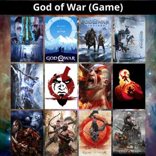 Placa Decorativa MDF (14x20cm ou 20x28cm) God of War (Game) - Quadro Parede & Decoração em Oferta na Shopee