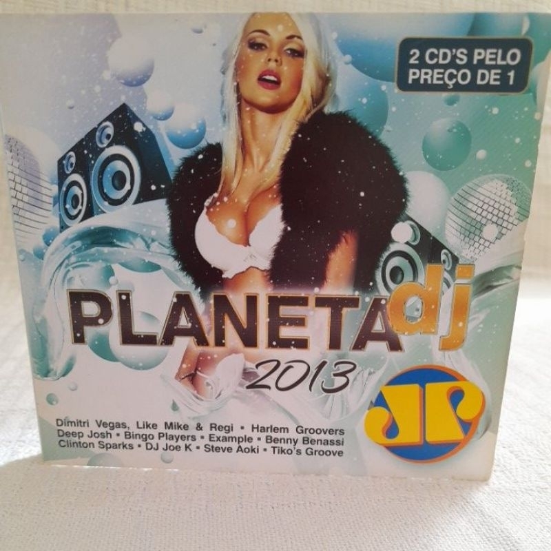 CD Planeta DJ 2013 Jovem Pan dimitri vegas alex Gaudino tiko's groove benny benassi teve aoki