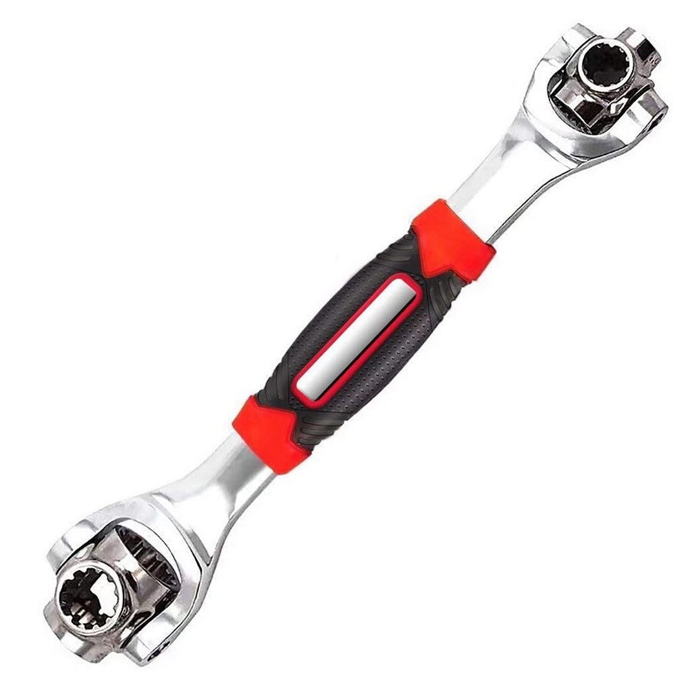 Chave de Boca Universal Multiuso 48 Em 1Multifuncional 360 Graus Soquete Chave Inglesa de boca