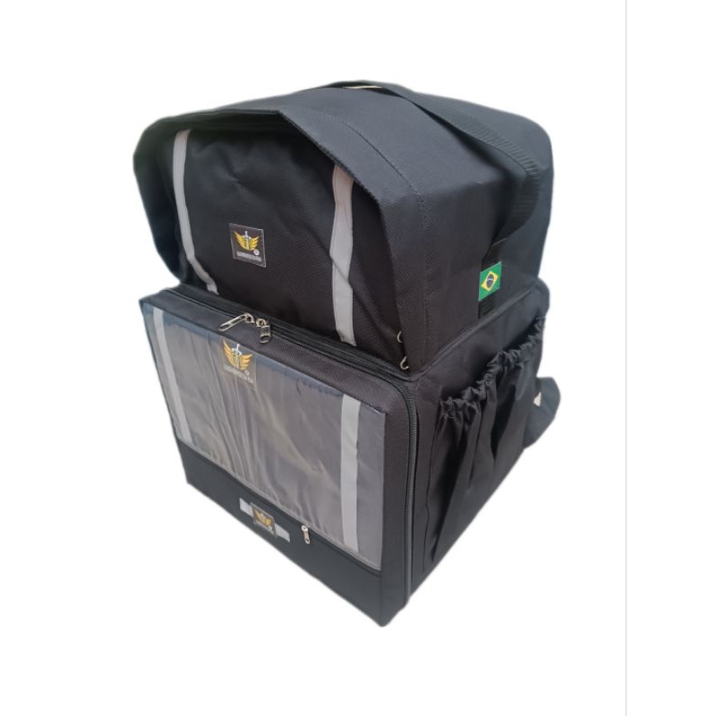 Somente A CAPA Isobag 45 litros (sem isopor) motoboy mochila delivery em Oferta na Shopee