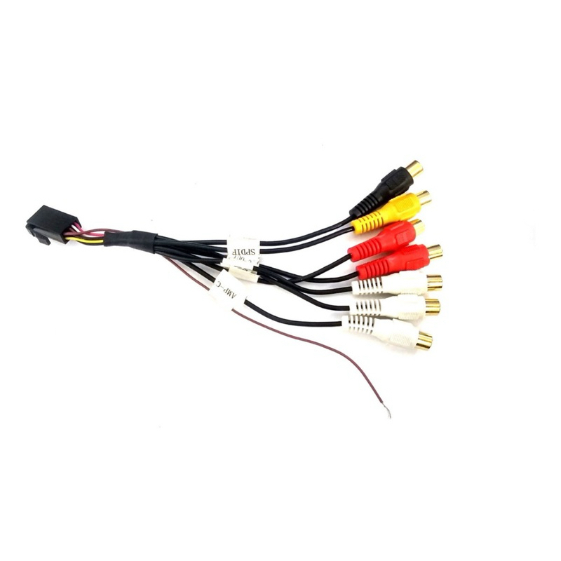 Chicote saidas Rca 5.1 Multimidia Dvd H-buster E Caska