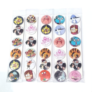 Cartela De Buttons Pins Broches Cartoon Network Com 6 Unidades Sortidas Universo Desenhos / Animes / Séries em Oferta na Shopee