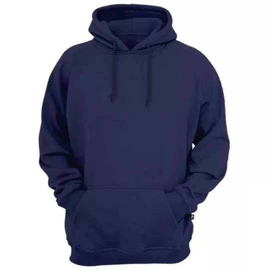 Blusa de Frio Moletom Básico Capuz e Bolso Canguru Flanelado Trabalho Inverno Promoção Lancamento Tendência