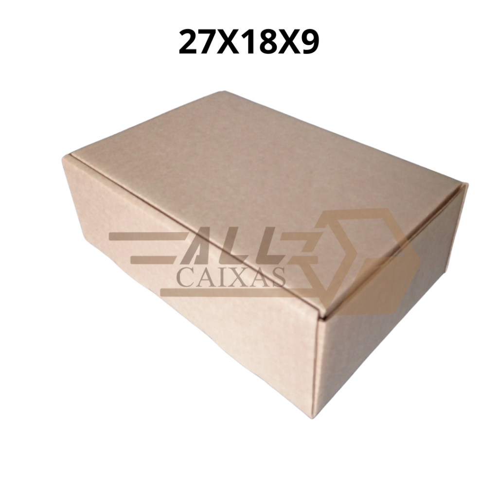 10 Caixas De Papelão Para Envios Correios 27x18x9 Grossa Mais Resistente