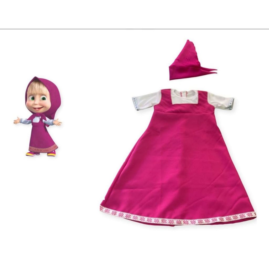 Fantasia Infantil Tematica Com Lenco Completa em Oferta na Shopee