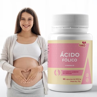VITTAGE Ácido Fólico vitamina B9, C/60 Cápsulas em Oferta na Shopee