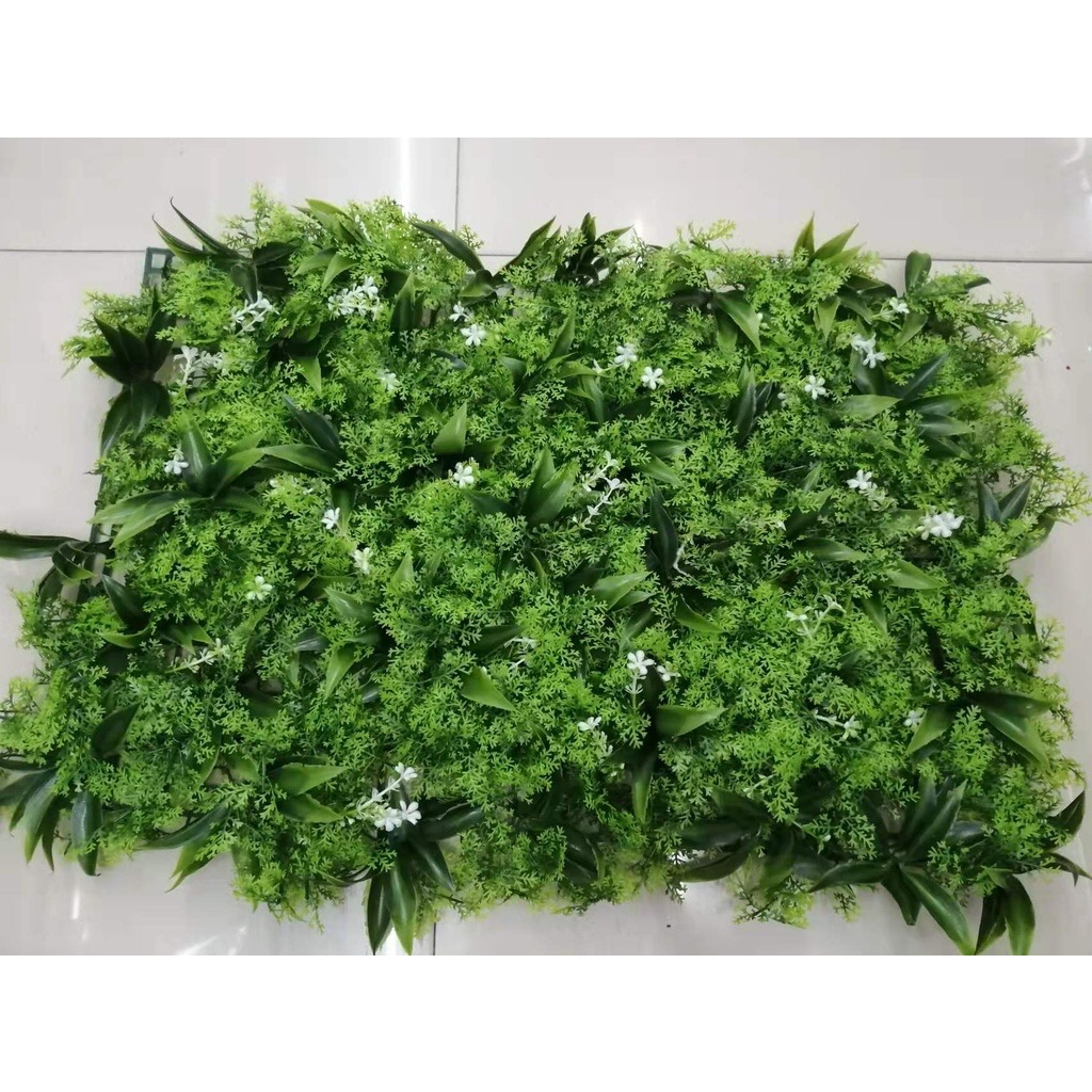 3 Placa de Grama Artificial Grande 40x60cm Muro Ingles Jardim Vertical modelo 3363A
