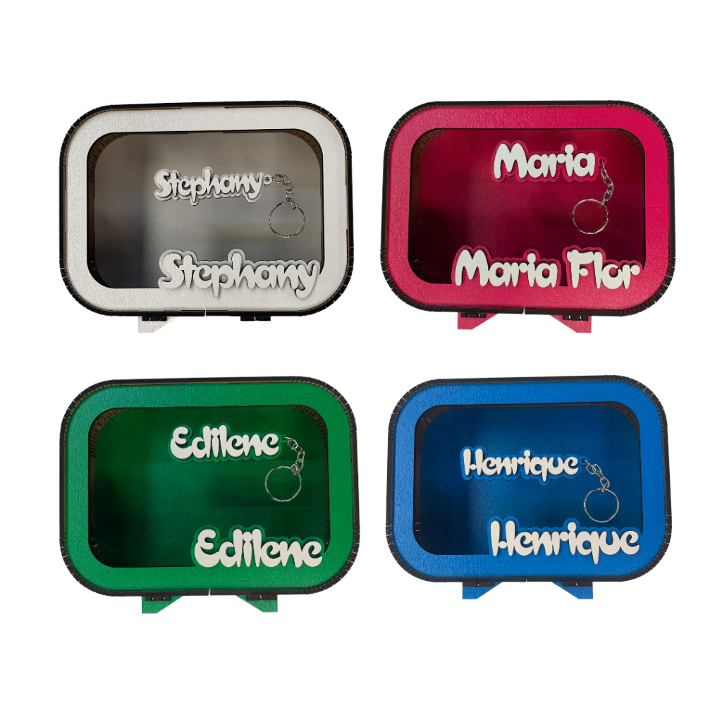 Cofrinho Personalizado para Guardar Dinheiro para Lembrancinhas Colorido de MDF