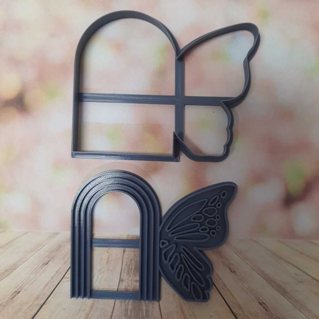 Cortador Marcador Moldura Porta Borboleta Jardim Arco pasta americana - 28560