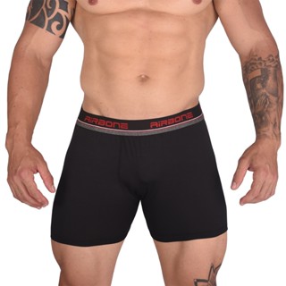 Kit com 7 cuecas Boxer Microfibra lisas forro de algodao em Oferta na Shopee