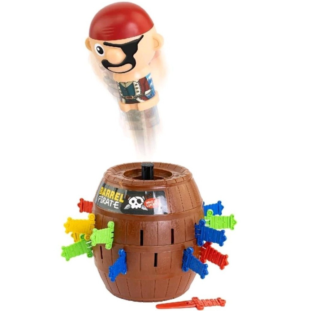 Jogo Barril Do Pirata Brinquedo Infantil Pula Pirata Médio - Envio Imediato - — imagem 2 de 2