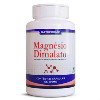 MAGNÉSIO DIMALATO | 120 Cápsulas | 1000mg | Natuforme em Oferta na Shopee