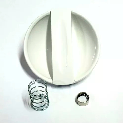 Kit com 3 Botões do Timer Completos para Lavadora Electrolux Top8 + Mola E Trava