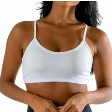 Top de Alcinha Feminino Cropped Academia Fitness Alça Fina Blusinha Moda Esportiva Confortável para Treino