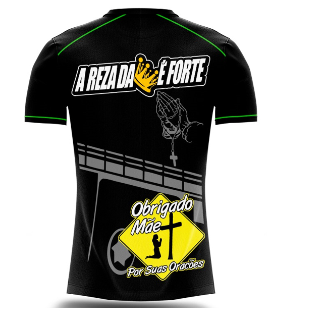 Camisa Grupo De Caminhão Caminhoneiro  A Reza da Coroa é Forte Gdc