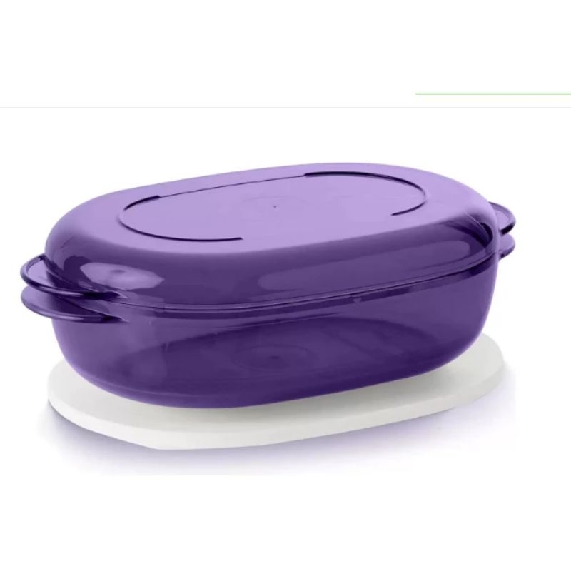 Tupperware Microplus Oval 1,5 litro Roxo.