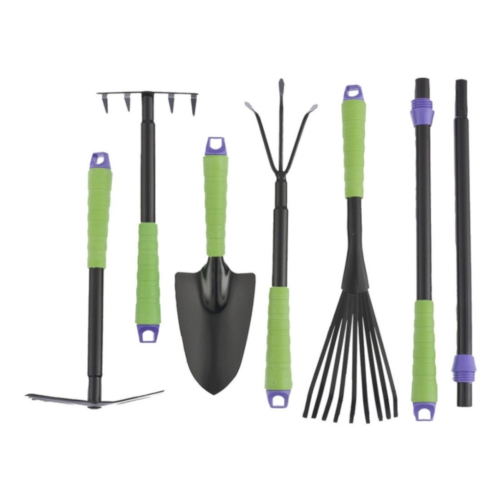 Mini Kit Jardinagem Conjunto Ferramentas7 Peças - Home & Living