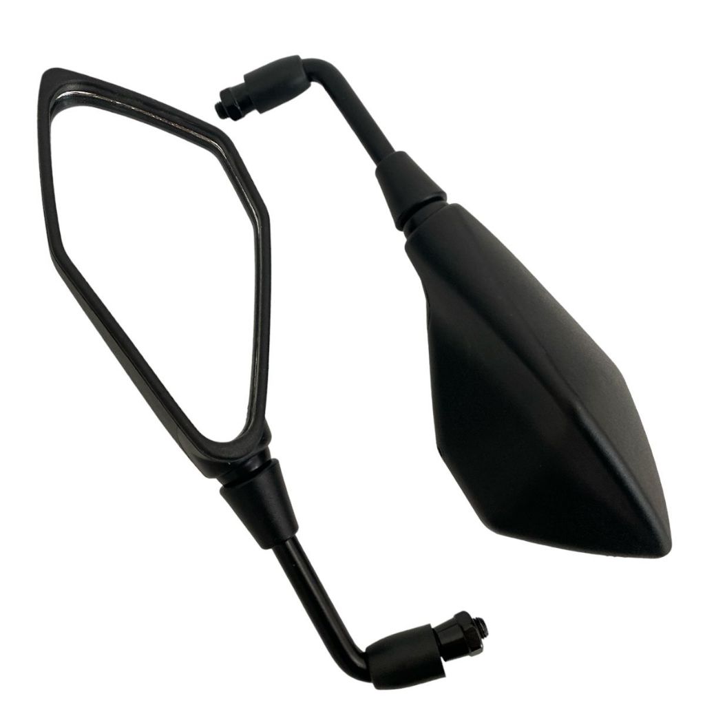 Par Retrovisor Kawasaki Z400 Rebaixado 90º Graus Rosca Honda/Dafra/Suzuki