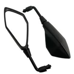 Par Retrovisor Kawasaki Z400 Rebaixado 90º Graus Rosca Honda/Dafra/Suzuki