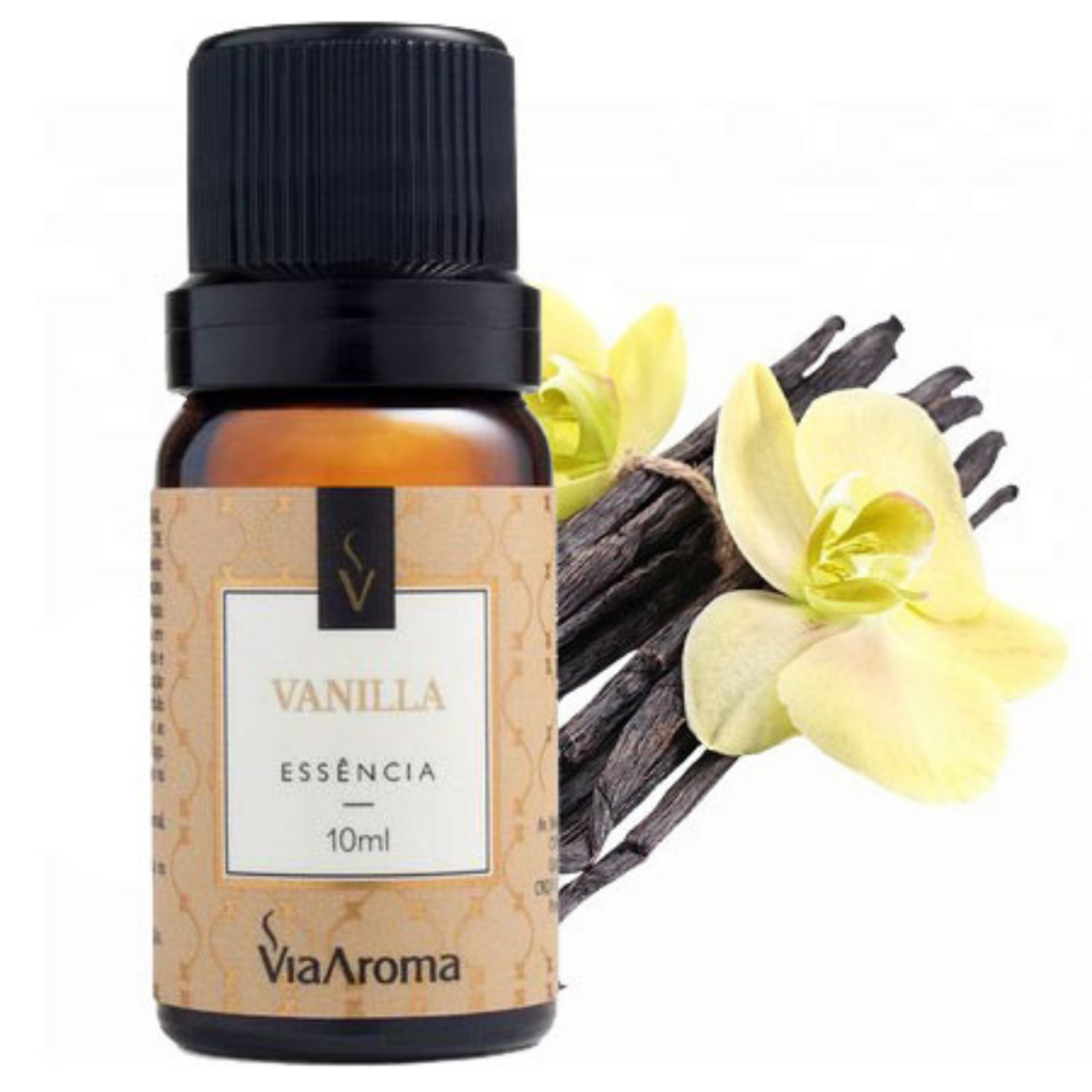 Essência de Baunilha Clássica 10ml - Aroma Vegan e Mais Vendido