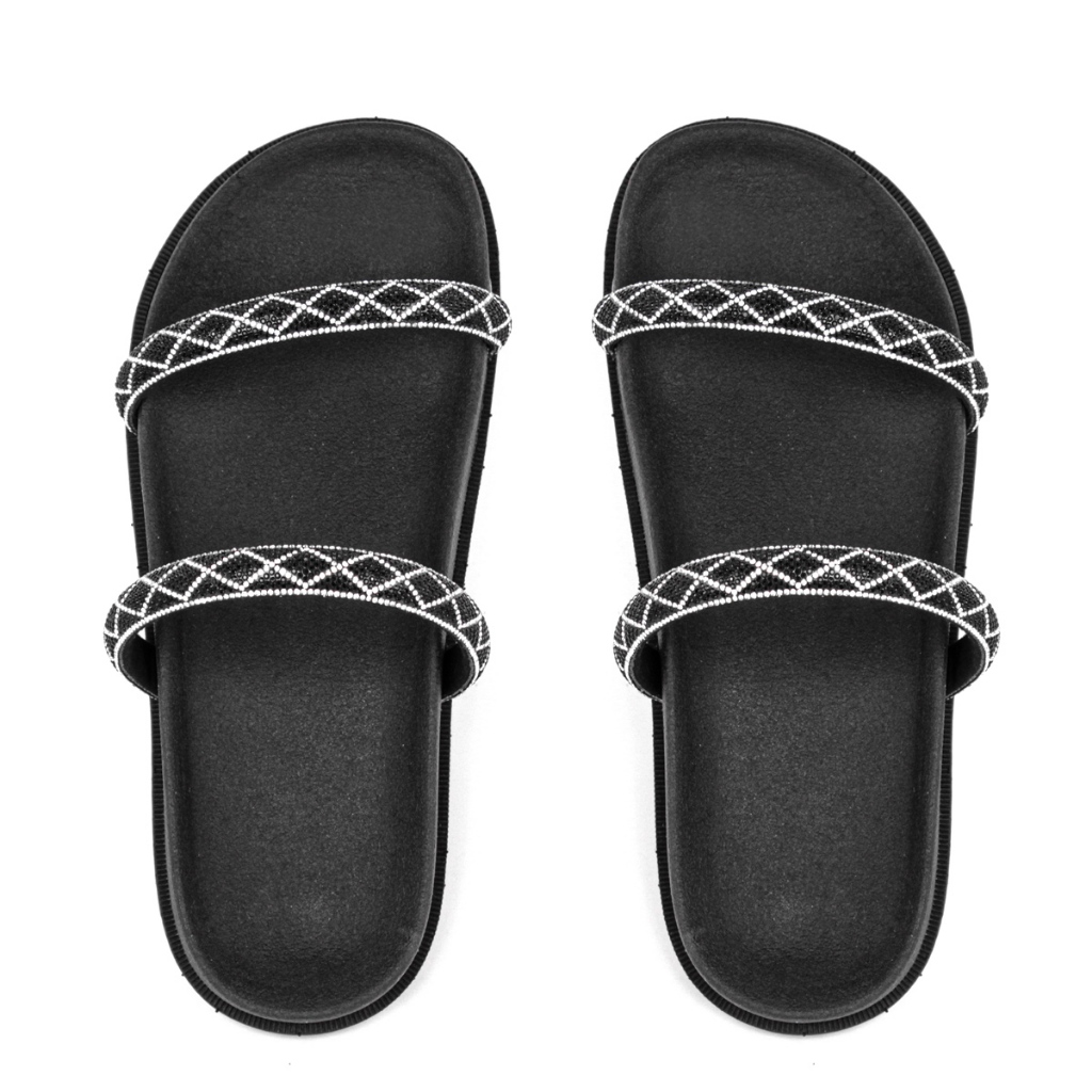 papete sandalia birken strass confort