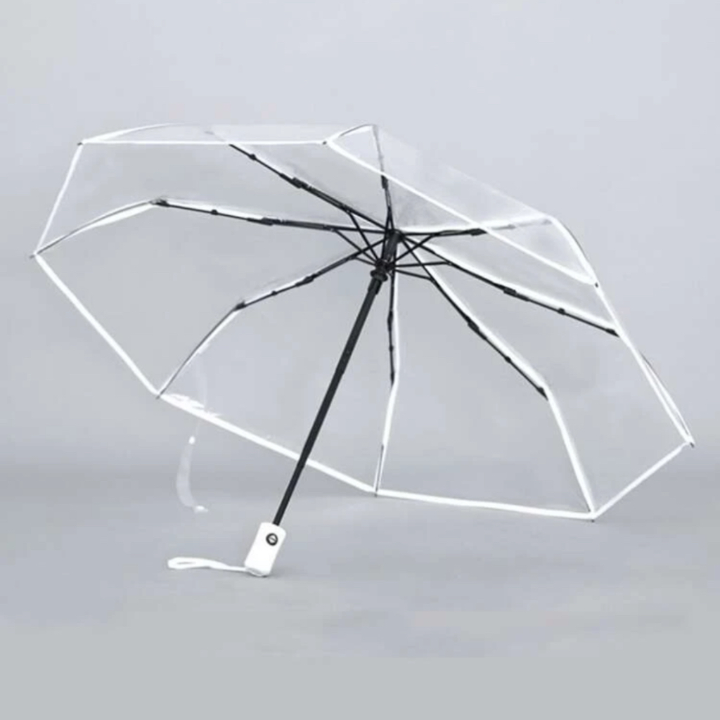 Guarda chuva transparente totalmente automático /guarda-chuva transparente lidar transparente