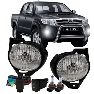 Kit Farol De Milha Hilux 2012 2013 Sr Srv Neblina Milha Auxiliar