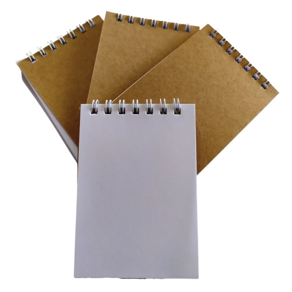 10 Blocos De Anotação Rascunho Espiral 10x7 Com 50 Folhas em Oferta na Shopee