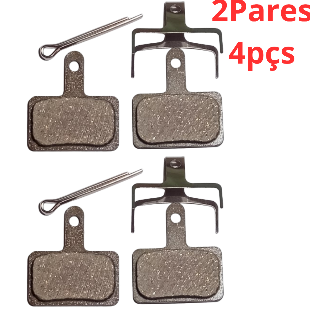 Pares Pastilha  Freio A Disco Para Shimano  Par Pastilha De Freio Bike Semi Metálica
