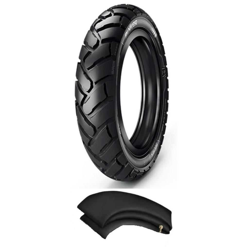 Pneu Traseiro E Câmara Bros Crosser 150 Xre 190 (Titan 150 Sport) 110/90-17 Bunker Ira Tires